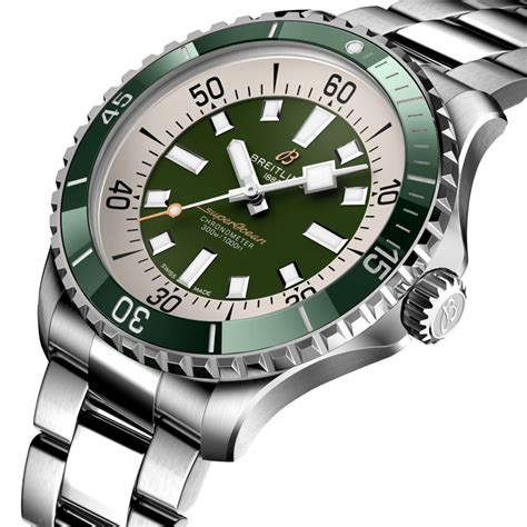 breitling superocean seagreen|breitling superocean models.